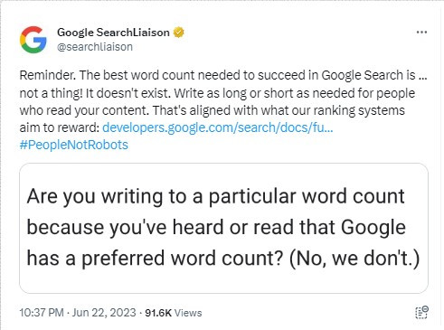 google search liaison